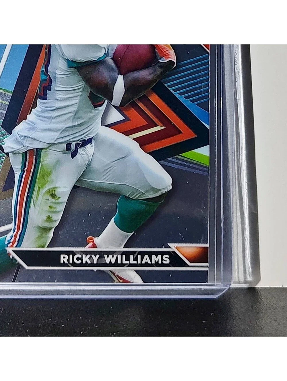 Ricky Williams 2023 Topps Finest Refractor NFL #205 Card Miami Dolphins